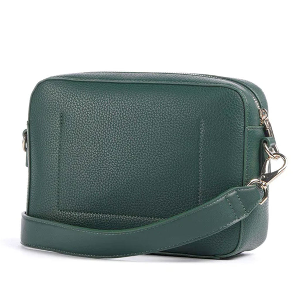 Borsa Donna a Spalla e Tracolla VALENTINO BAGS linea Alexia Colore Bosco Chiusa con Zip