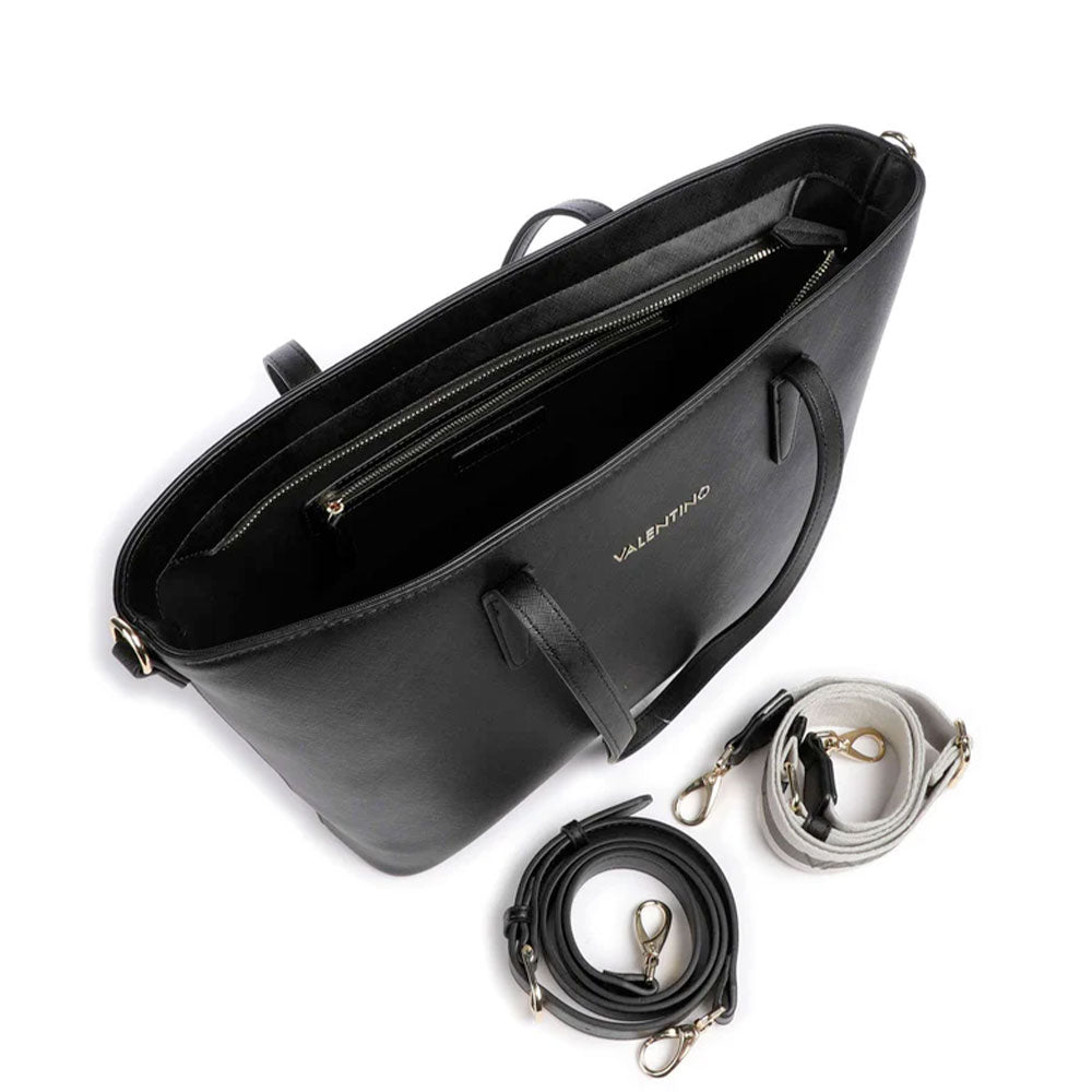 Borsa Donna Shopper a Spalla VALENTINO BAGS linea Zero Re Colore Nero