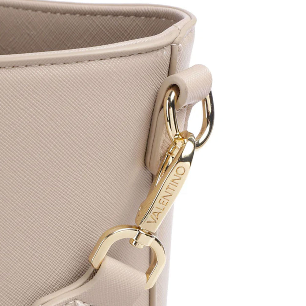 Women's Beige Shoulder Tote Bag VALENTINO BAGS Zero Re
