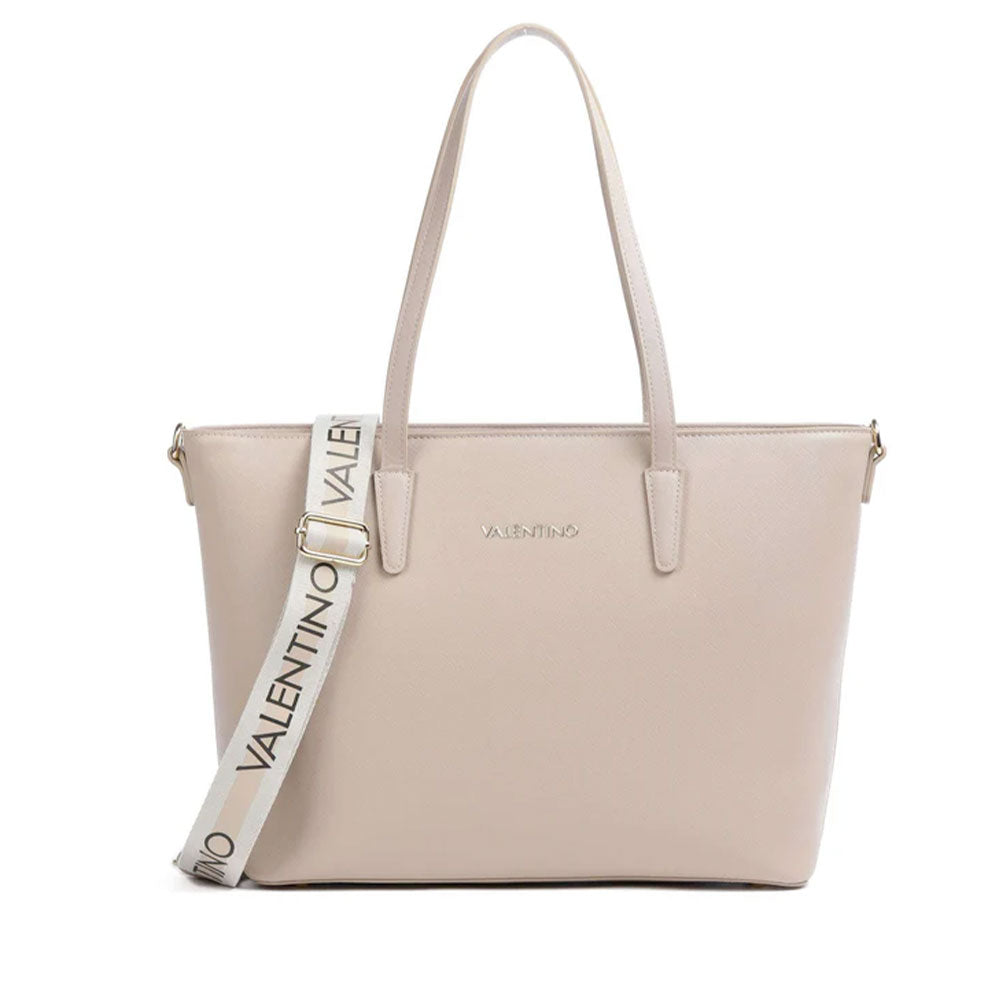 Borsa Donna Shopper a Spalla VALENTINO BAGS linea Zero Re Colore Beige