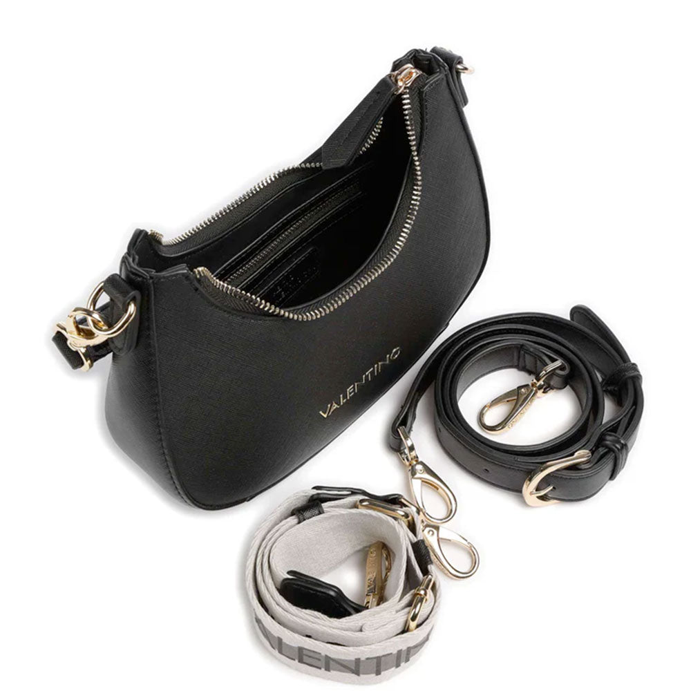 Borsa Donna Hobo a Mano VALENTINO BAGS linea Zero Re Colore Nero