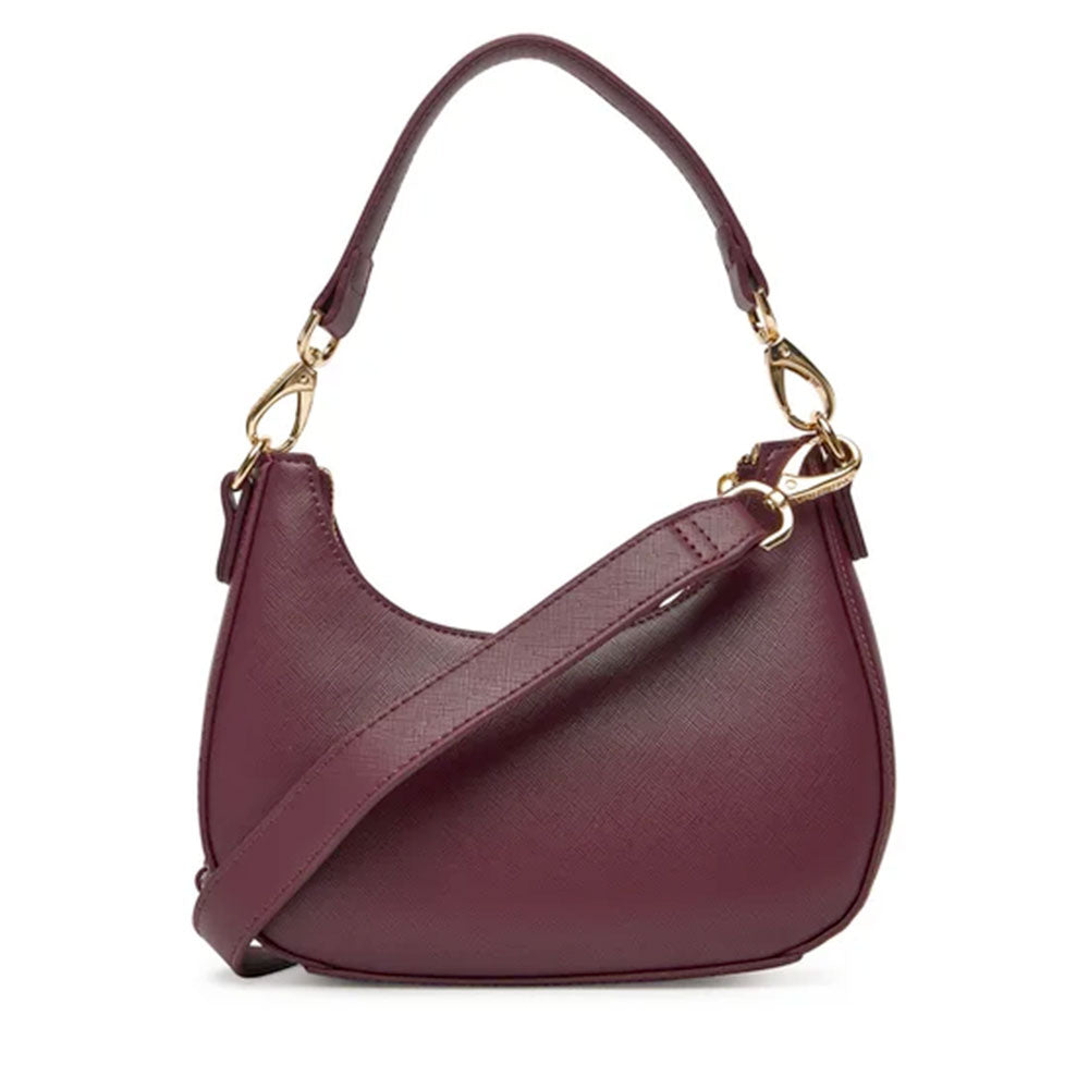 Borsa Donna Hobo a Mano VALENTINO BAGS linea Zero Re Colore Prugna