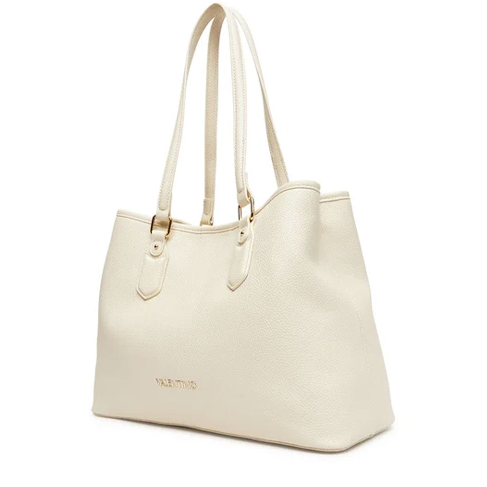 Borsa Donna Shopper a Spalla VALENTINO BAGS linea Brixton Colore Ecru