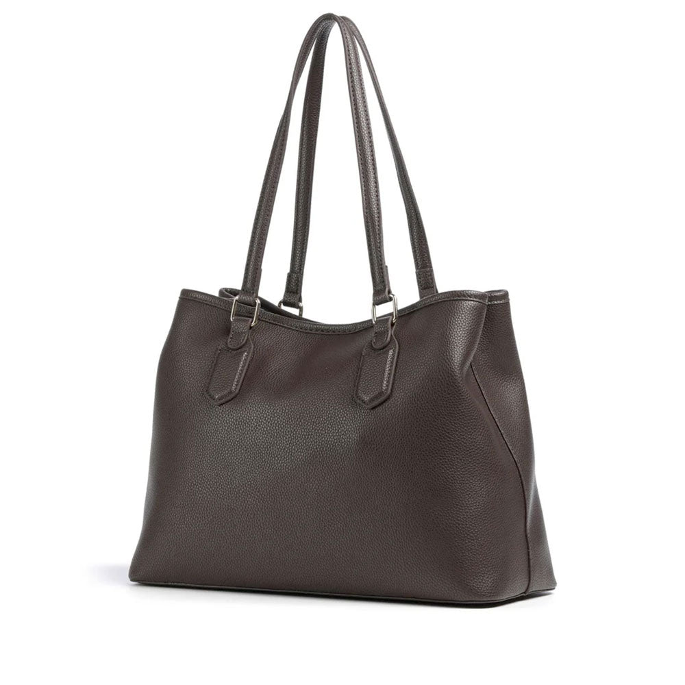 Women's Dark Brown Shoulder Tote Bag VALENTINO BAGS Brixton