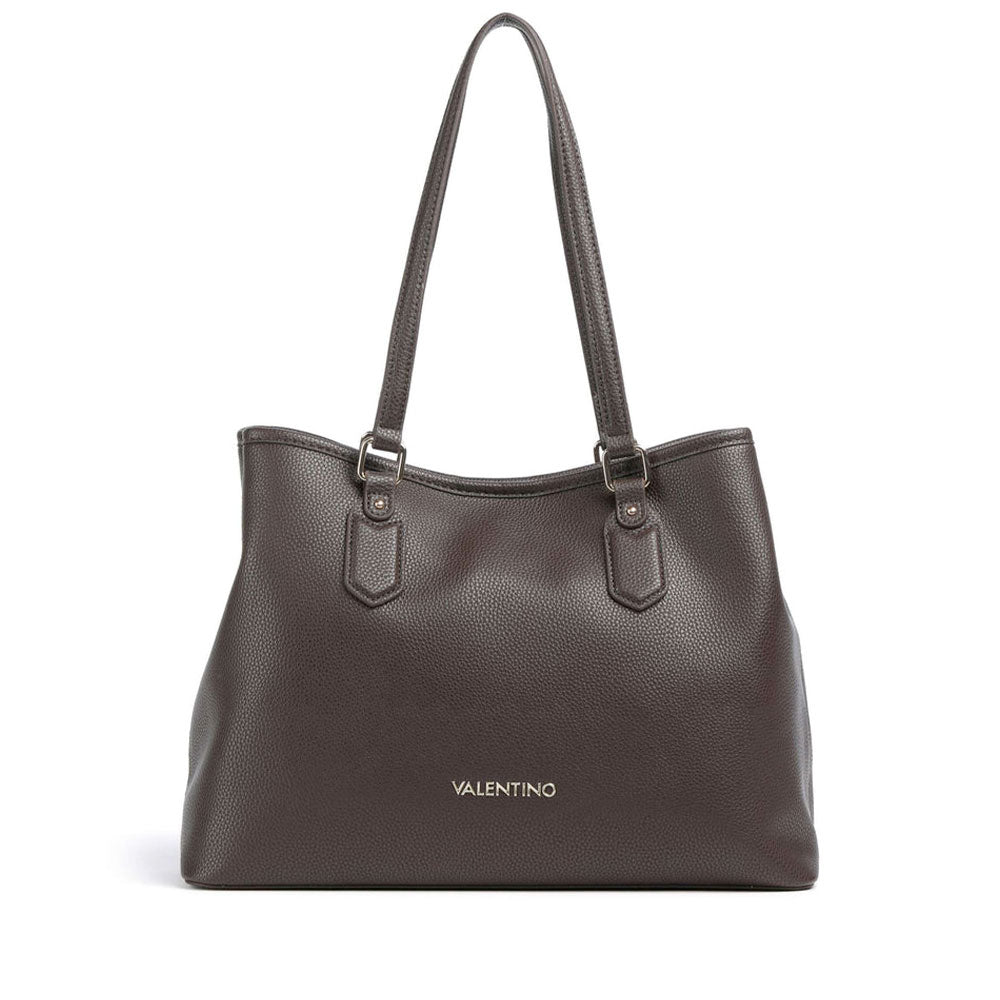 Borsa Donna Shopper a Spalla VALENTINO BAGS linea Brixton Colore Moro