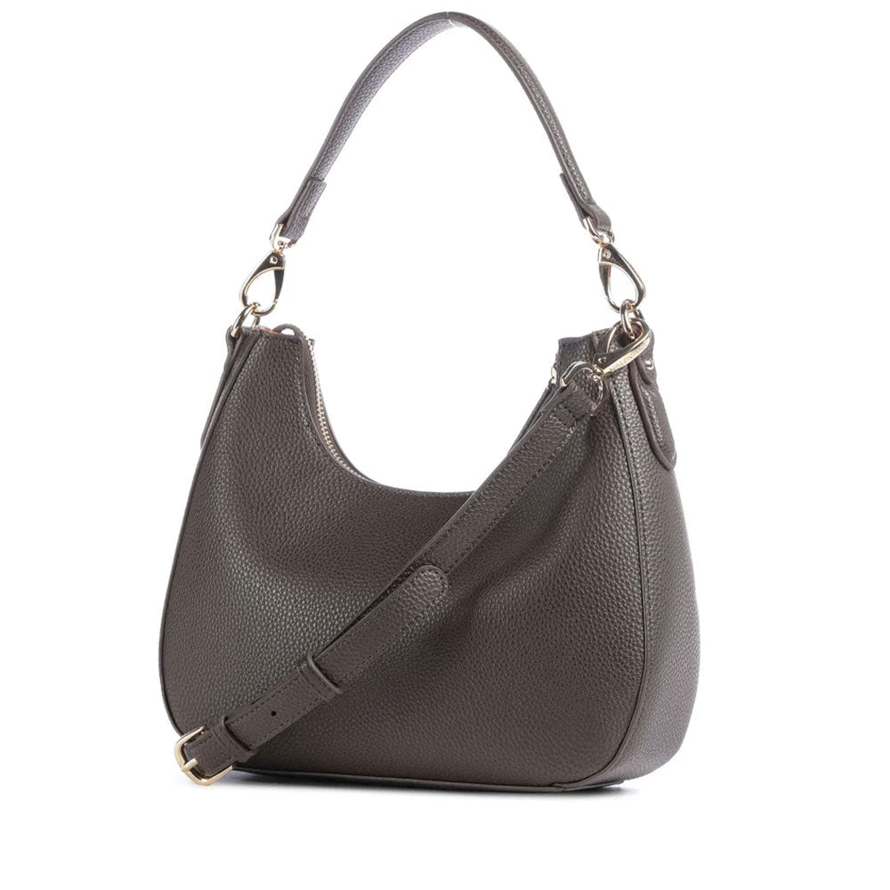 Women's Dark Brown Hobo Shoulder Bag VALENTINO BAGS Brixton