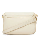Borsa Donna a Tracolla con Pattina VALENTINO BAGS linea Brixton Colore Ecru
