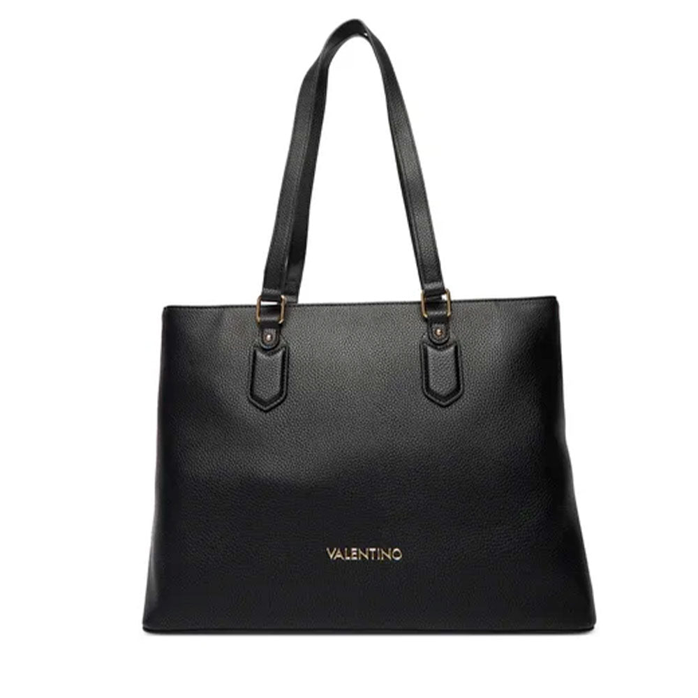 Borsa Donna Shopper a Spalla VALENTINO BAGS linea Brixton Colore Nero Misura Piccola