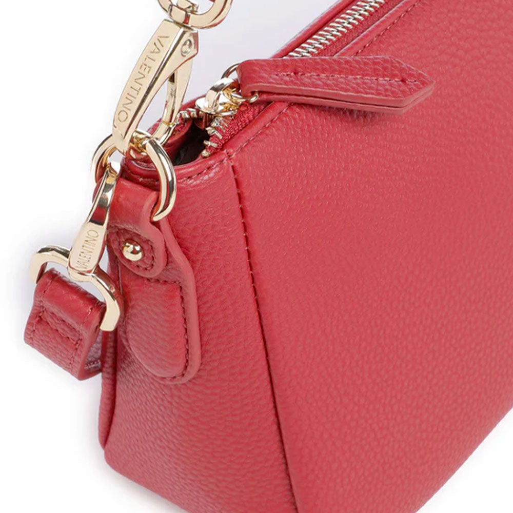 Borsa Donna a Spalla VALENTINO BAGS linea Brixton Colore Rubino