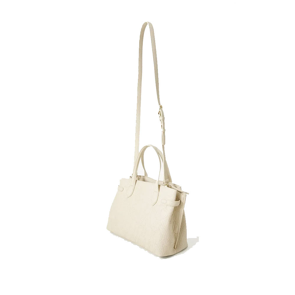 Borsa Donna a Mano VALENTINO BAGS linea Pansy colore Ecru