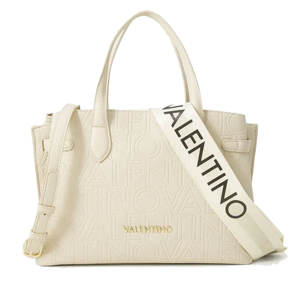 Borsa Donna a Mano VALENTINO BAGS linea Pansy colore Ecru