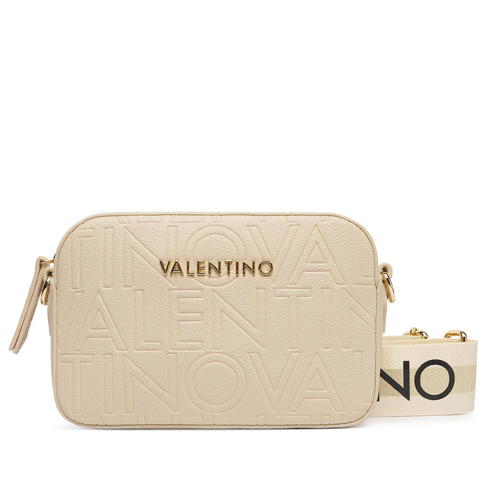 Borsa Donna a Tracolla Camer Bag VALENTINO BAGS linea Pansy colore Ecru