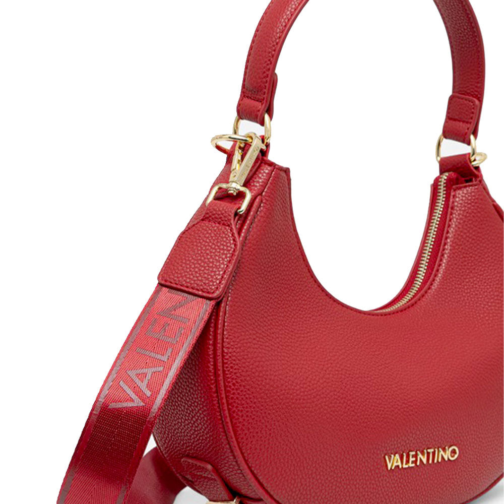 Borsa Donna Hobo a Spalla VALENTINO BAGS linea Shelby Colore Rubino
