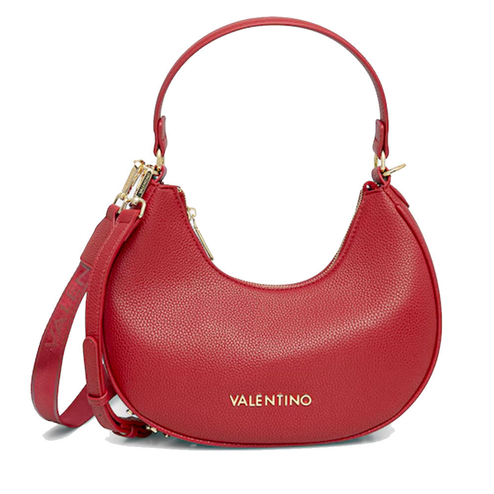 Borsa Donna Hobo a Spalla VALENTINO BAGS linea Shelby Colore Rubino