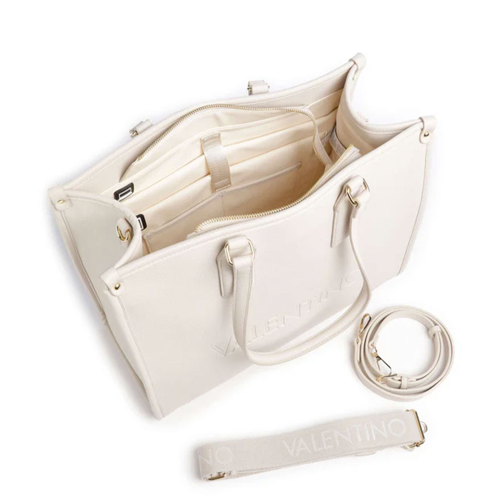 Borsa Donna a Spalla VALENTINO BAGS linea Foxy Re Colore Ecru