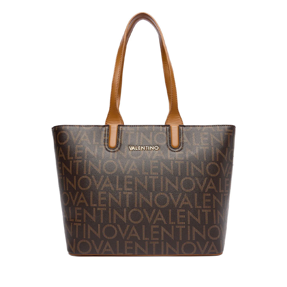Borsa Donna Shopper a Spalla VALENTINO BAGS linea Regina Re Colore Moro - Naturale