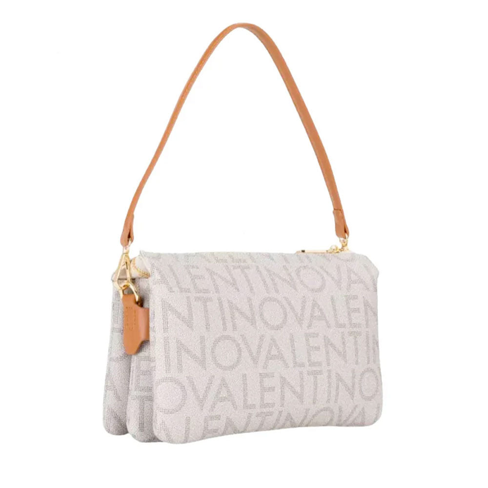 Borsa Donna a Spalla con Tracolla VALENTINO BAGS linea Regina Re Colore Beige - Naturale