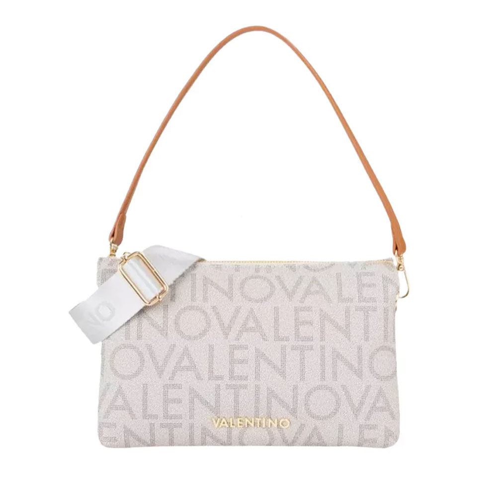Borsa Donna a Spalla con Tracolla VALENTINO BAGS linea Regina Re Colore Beige - Naturale