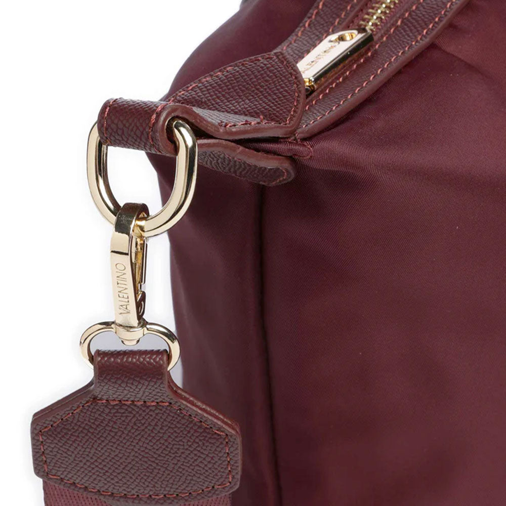 Borsa Donna a Mano con Tracolla in Tessuto VALENTINO BAGS linea Jolly Re Colore Prugna