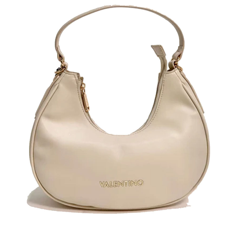 Borsa Donna Hobo a Spalla con Tracolla VALENTINO BAGS linea Clio Re Colore Ecru