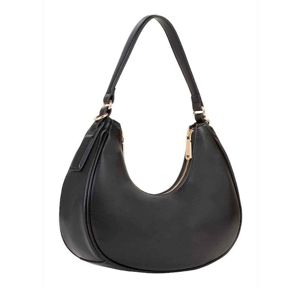 Borsa Donna Hobo a Spalla con Tracolla VALENTINO BAGS linea Clio Re Colore Nero