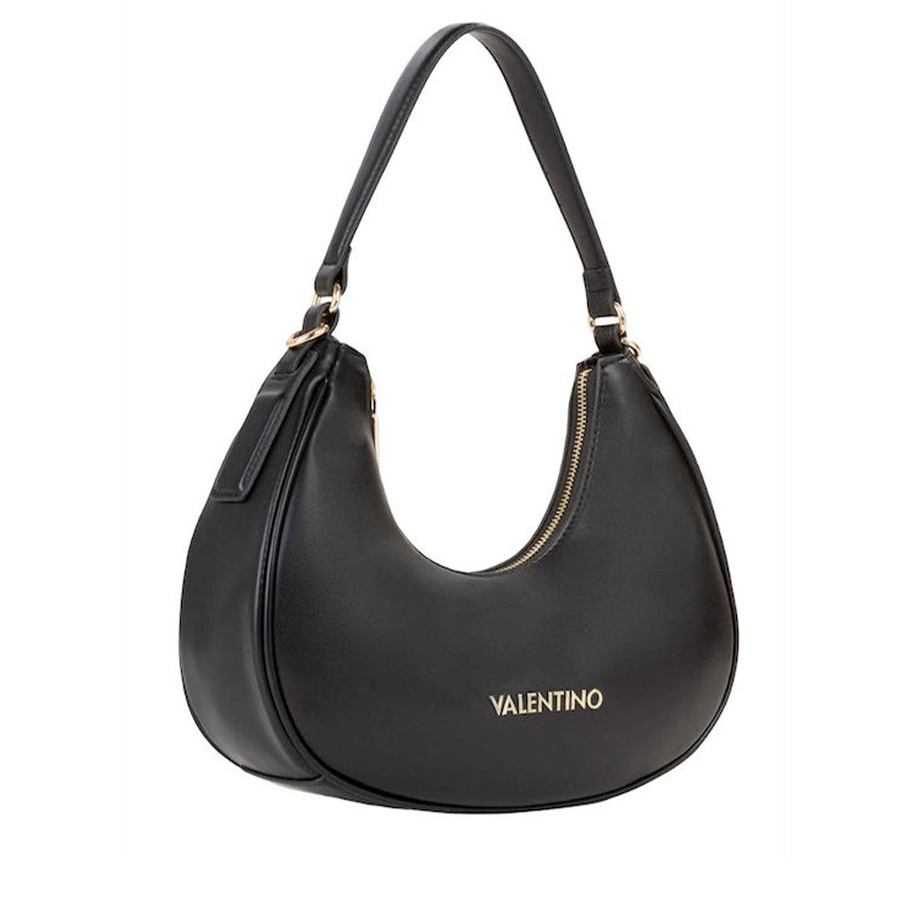 Borsa Donna Hobo a Spalla con Tracolla VALENTINO BAGS linea Clio Re Colore Nero