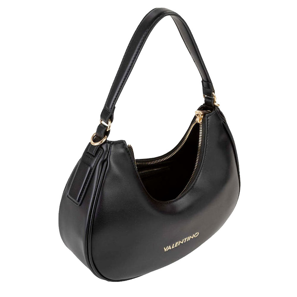 Borsa Donna Hobo a Spalla con Tracolla VALENTINO BAGS linea Clio Re Colore Nero