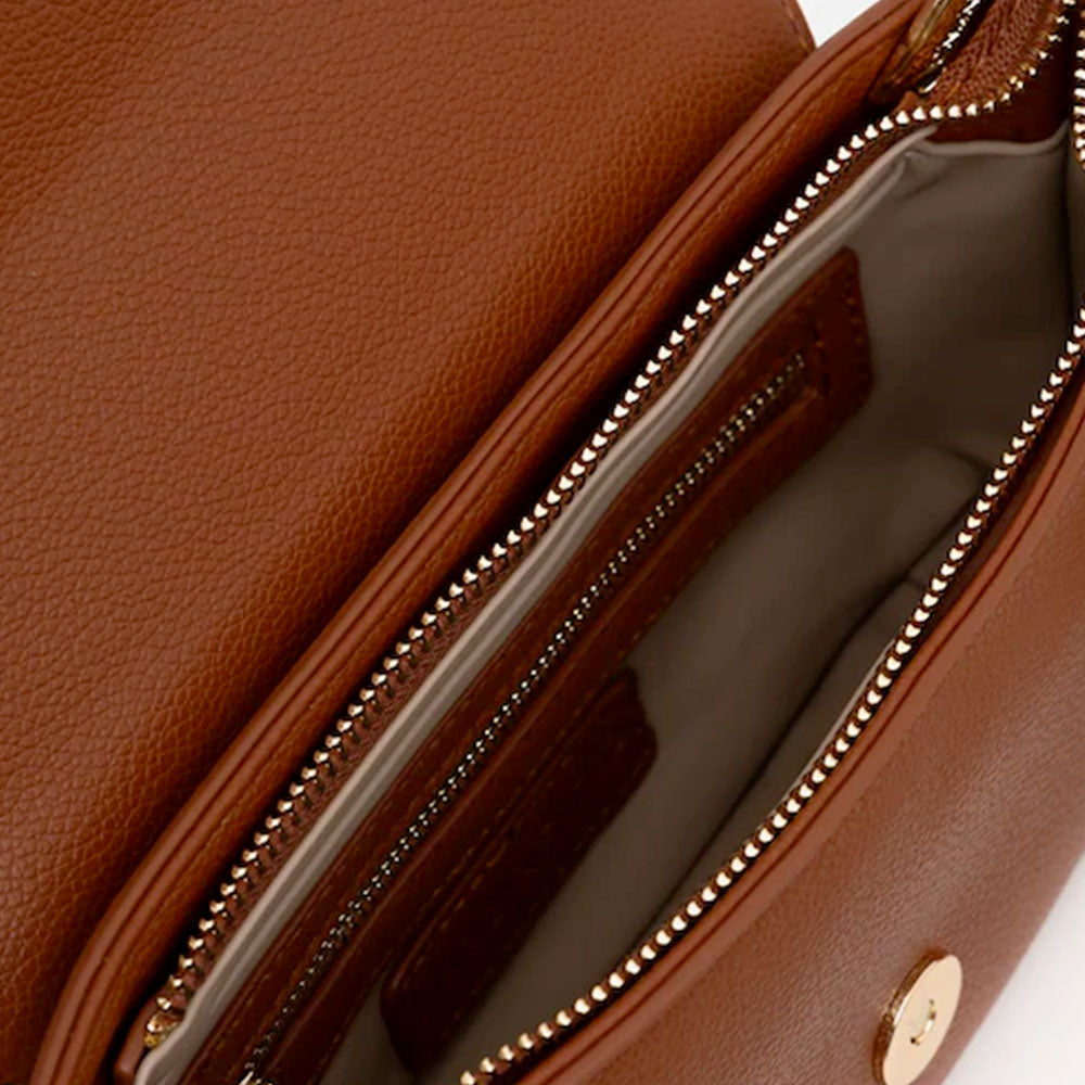 Damen-Umhängetasche VALENTINO BAGS Modell Doris Re in Cognac