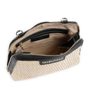 Borsa Donna a Spalla VALENTINO BAGS linea Demetra Colore Naturale - Nero