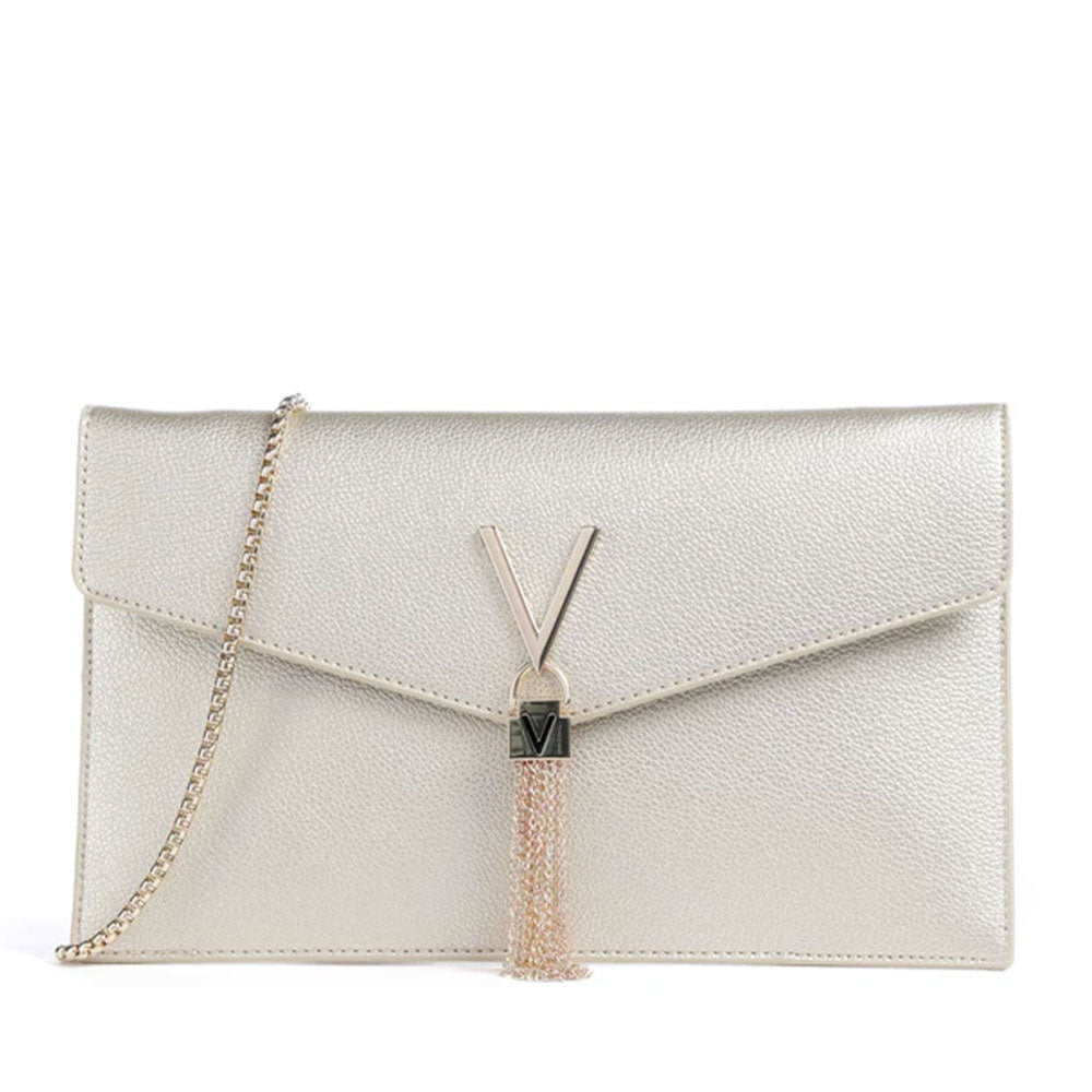 Borsa Donna Piatta a Tracolla VALENTINO BAGS linea Luxe Colore Oro