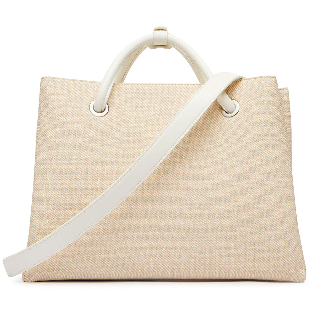 Borsa Donna a Mano VALENTINO BAGS linea Alexia Summer Colore Naturale - Bianco