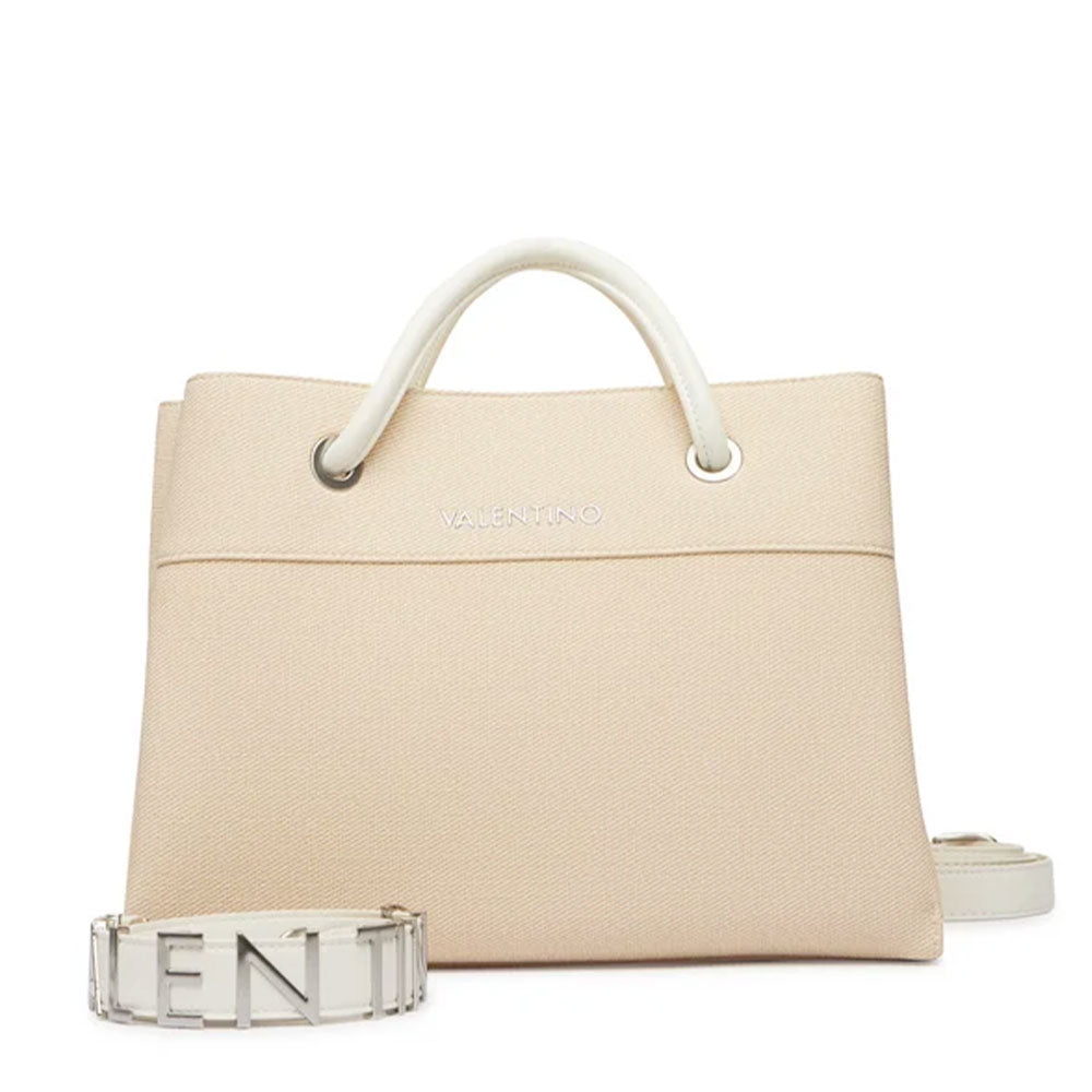 Borsa Donna a Mano VALENTINO BAGS linea Alexia Summer Colore Naturale - Bianco
