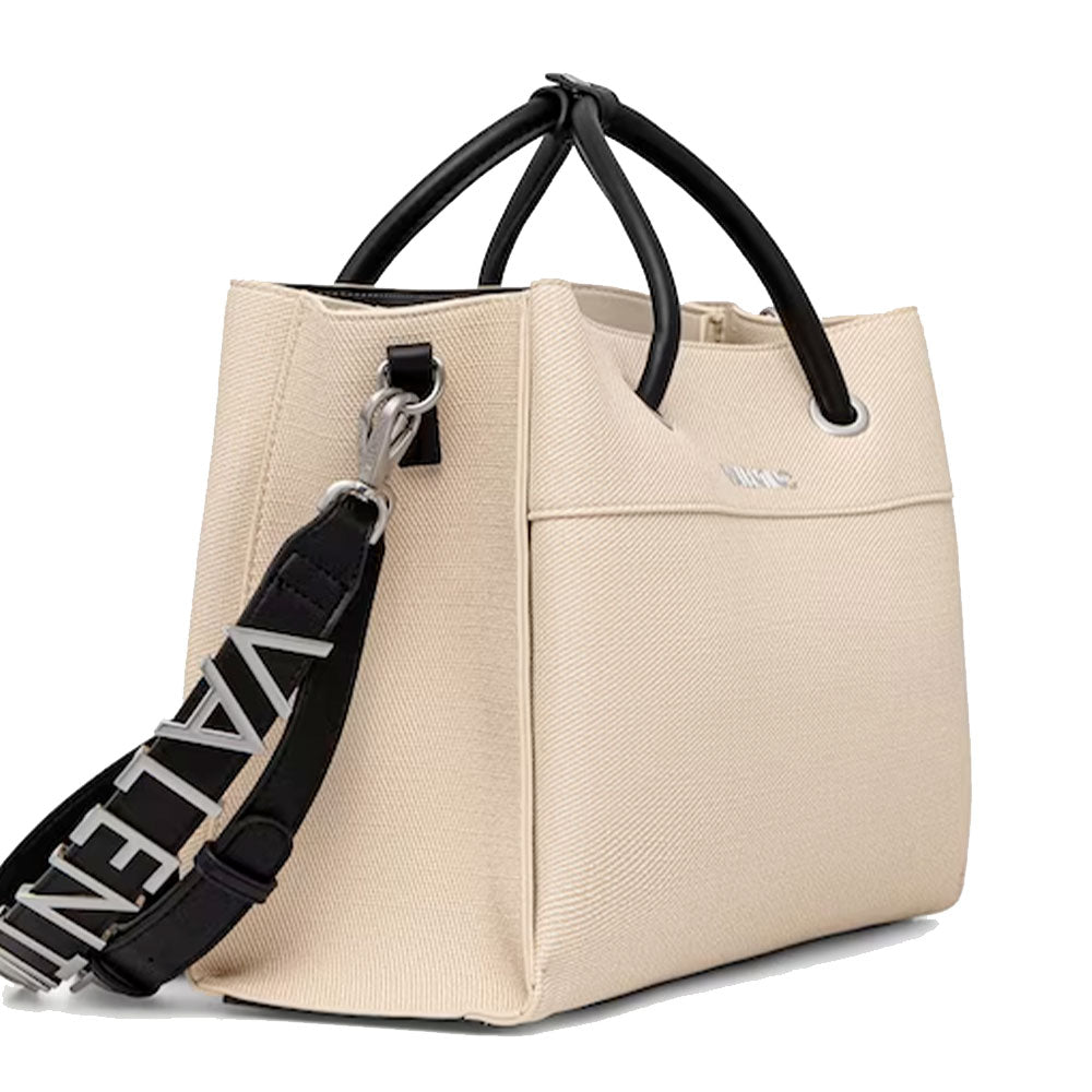 Borsa Donna a Mano VALENTINO BAGS linea Alexia Summer Colore Naturale - Nero
