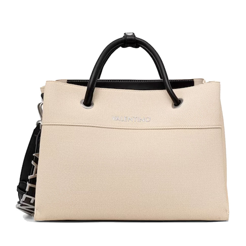 Borsa Donna a Mano VALENTINO BAGS linea Alexia Summer Colore Naturale - Nero