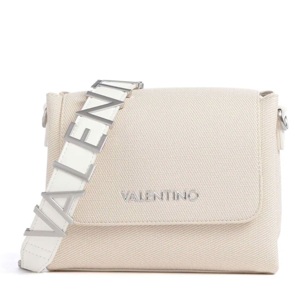 Borsa Donna a Tracolla VALENTINO BAGS linea Alexia Summer Colore Naturale- Bianco