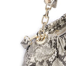 Borsa Donna a Spalla con Tracolla VALENTINO BAGS linea Lumira Colore Pitone - Roccia