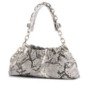 Borsa Donna a Spalla con Tracolla VALENTINO BAGS linea Lumira Colore Pitone - Roccia