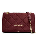 Women's Medium Burgundy Crossbody Bag VALENTINO BAGS Ocarina Suede