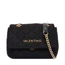 Borsa Donna a Tracolla VALENTINO BAGS linea Ocarina Suede Colore Nero - VBSA905