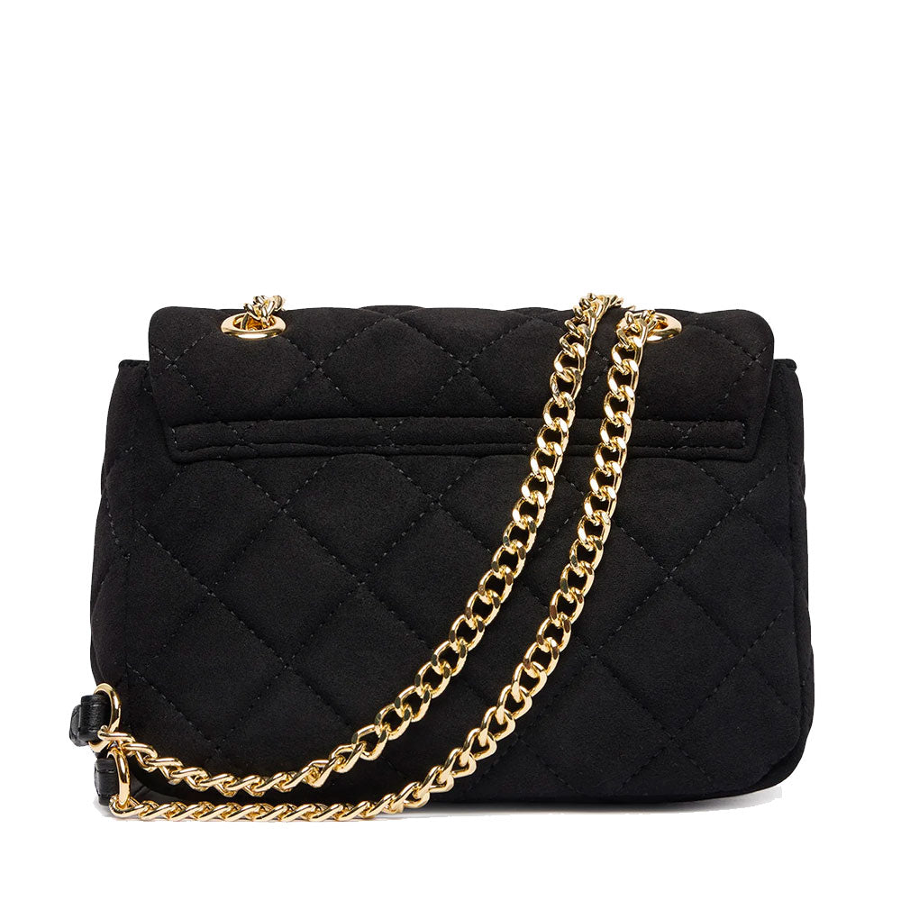 Borsa Donna a Tracolla VALENTINO BAGS linea Ocarina Suede Colore Nero - VBSA905