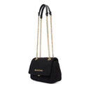 Borsa Donna a Tracolla VALENTINO BAGS linea Ocarina Suede Colore Nero - VBSA905