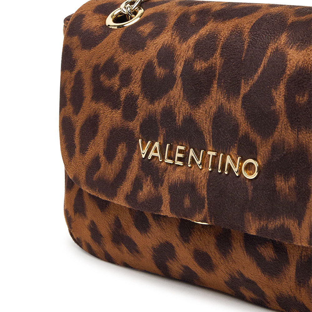 Borsa Donna a Tracolla VALENTINO BAGS linea Ocarina Suede Colore Nero - VBSAB905