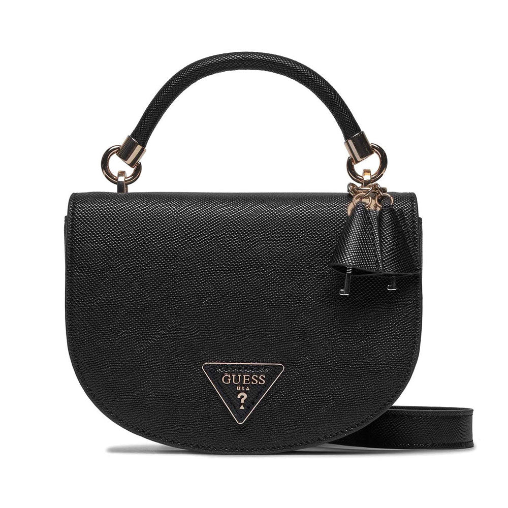 GUESS Damenhandtasche Gizele Mini Line, Schwarz