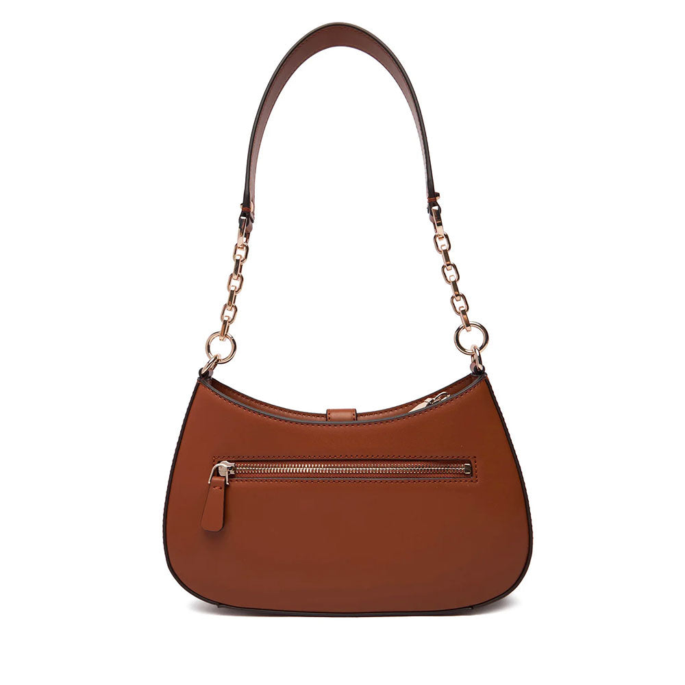 Borsa Donna a Spalla GUESS Linea Carrie Colore Cuoio