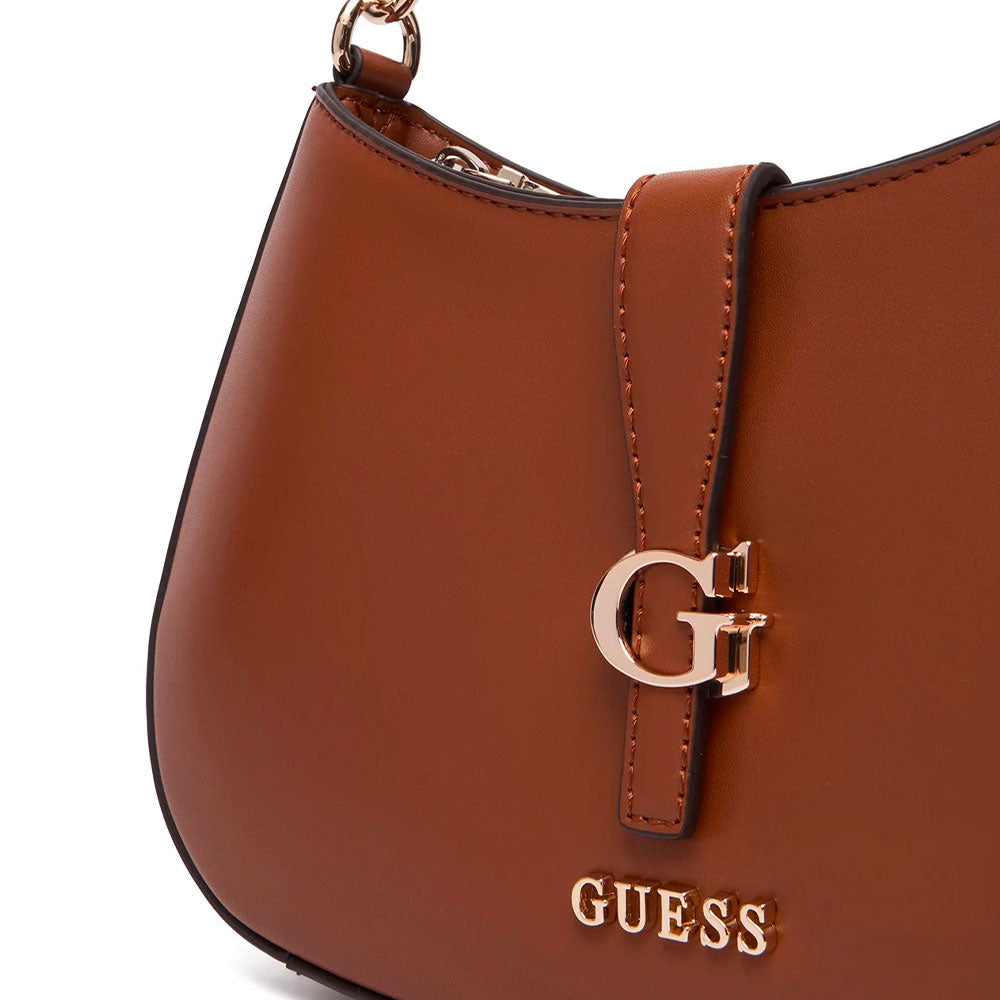 Borsa Donna a Spalla GUESS Linea Carrie Colore Cuoio