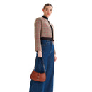 Borsa Donna a Spalla GUESS Linea Carrie Colore Cuoio