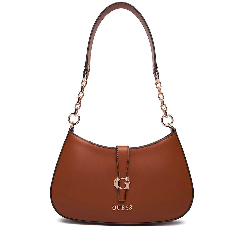 Borsa Donna a Spalla GUESS Linea Carrie Colore Cuoio
