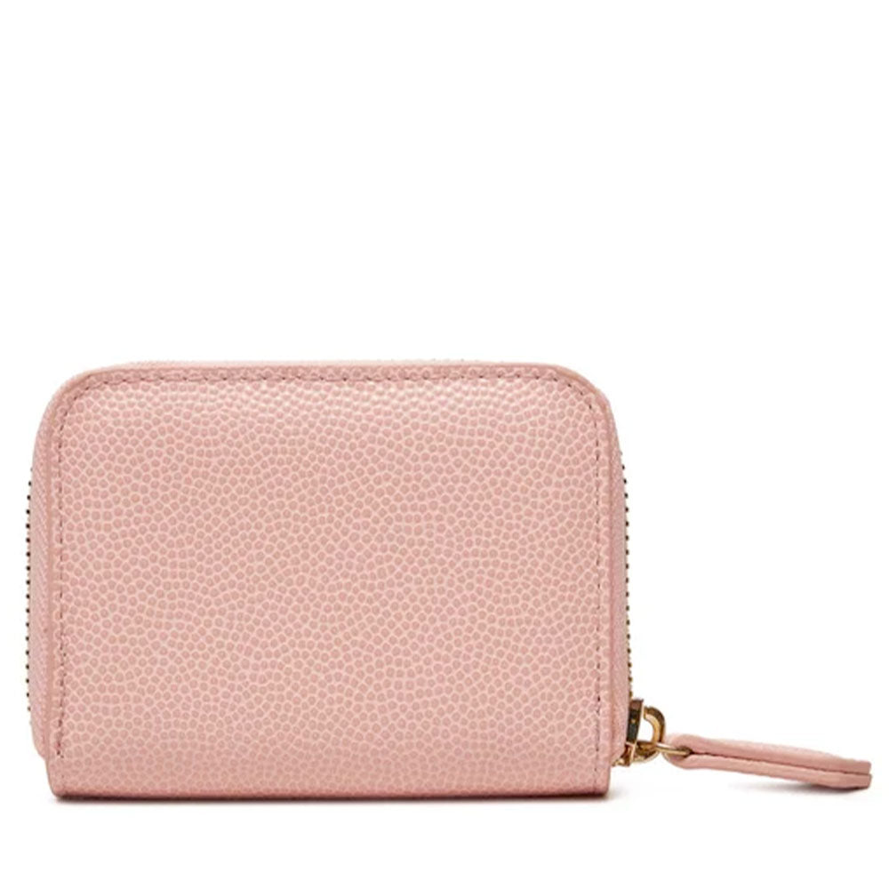 Portafoglio Piccolo Donna VALENTINO BAGS Chiuso con Zip Linea Divina Colore Cipria