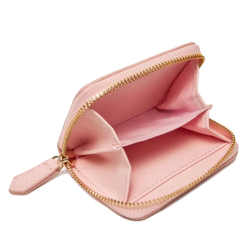 Portafoglio Piccolo Donna VALENTINO BAGS Chiuso con Zip Linea Divina Colore Cipria