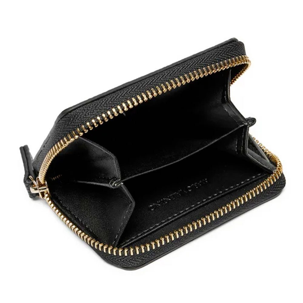 Portafoglio Piccolo Donna VALENTINO BAGS Chiuso con Zip Linea Divina Colore Nero - Gold